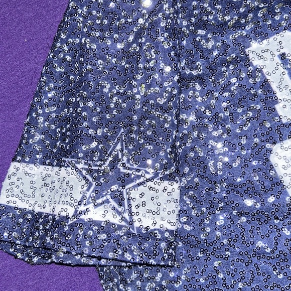 🤍💙DALLAS COWBOY SPARKLY BLOUSE💙🤍 - Picture 6 of 6